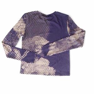 Purple 3d screen print graphic